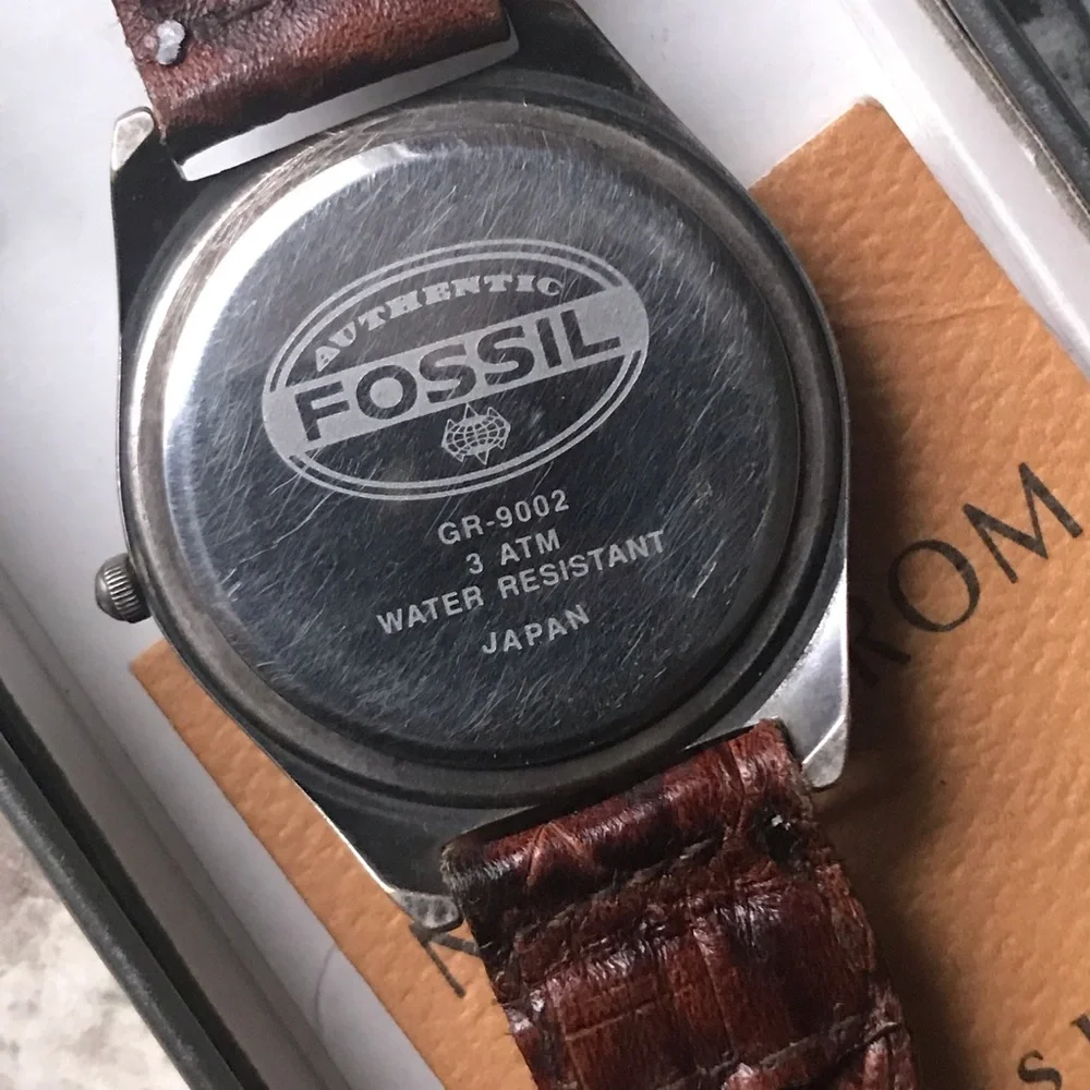 VINTAGE 1990’s ART DECO FOSSIL GR- 9002